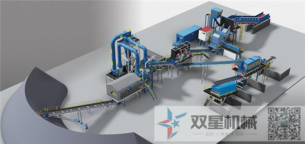 金属粉碎机生产线