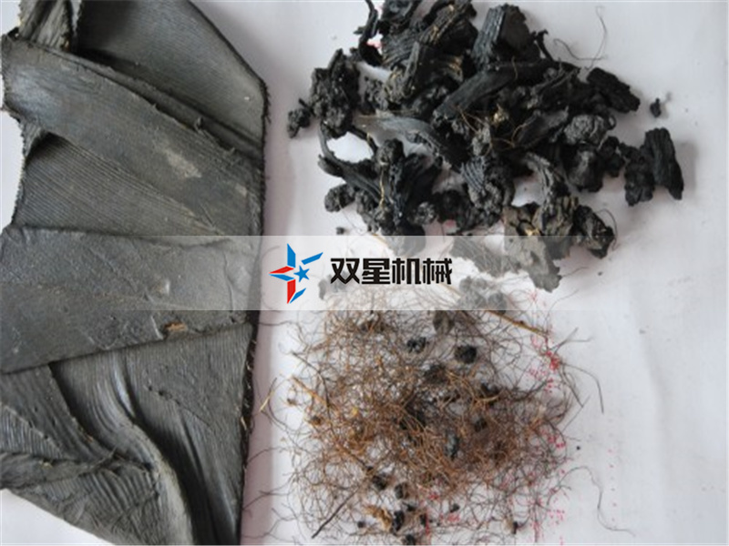轮胎粉碎机粉碎效果