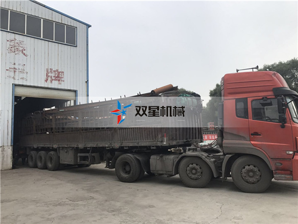 废金属粉碎机设备生产线发货现场